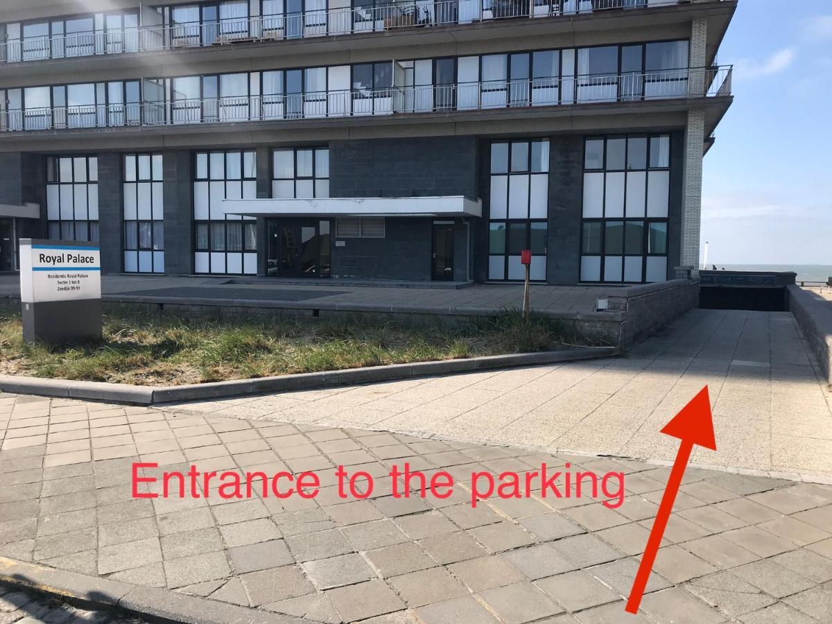Panoramic Seaview Apartment With Free Private Garage 奥斯滕德 外观 照片